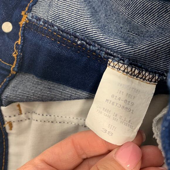 Sheplers Dark Wash Vintage Jeans Sz 38 - Picture 4 of 6